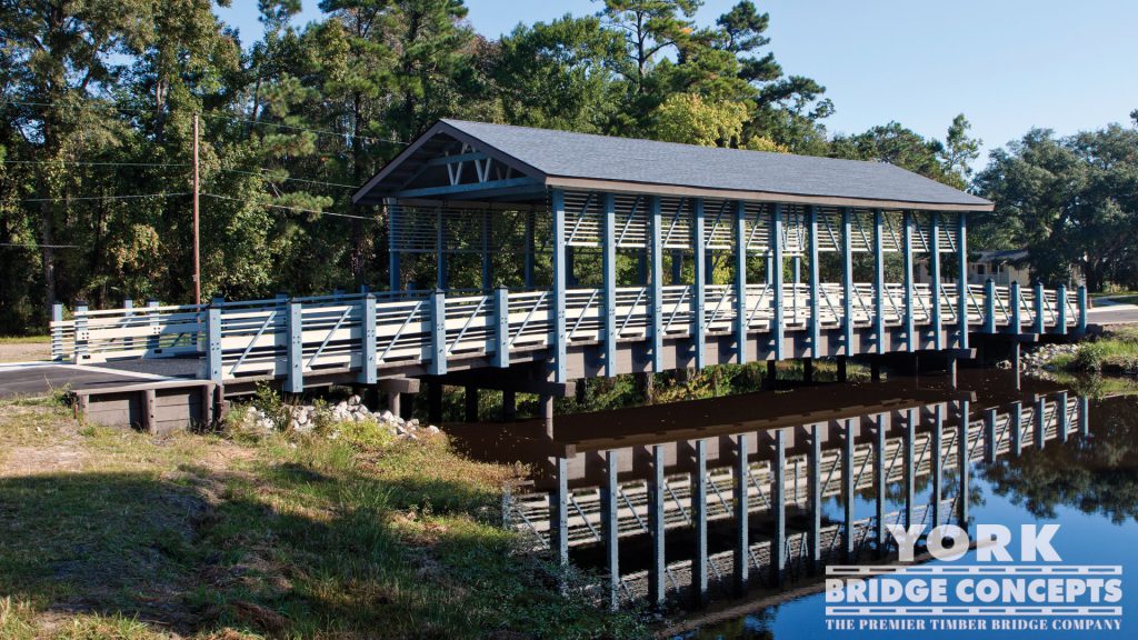 Plantation at Winyah Bay Covered Vehicular Bridge – Georgetown, SC | York Bridge Concepts - Timber Bridge Builders