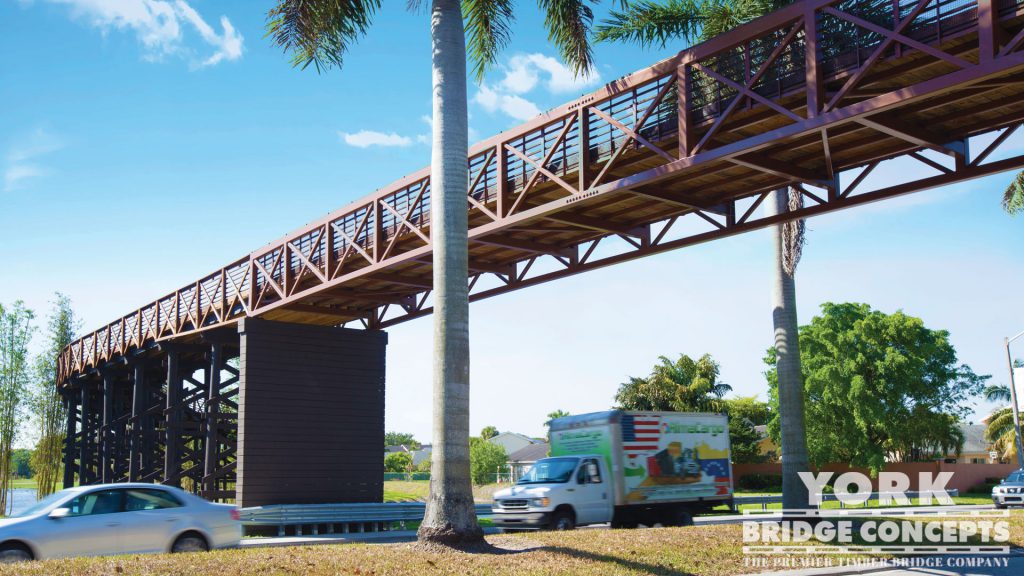 Trump Doral Golf Club Golf Cart Bridge – Doral, FL | York Bridge Concepts - Timber Bridge Builders