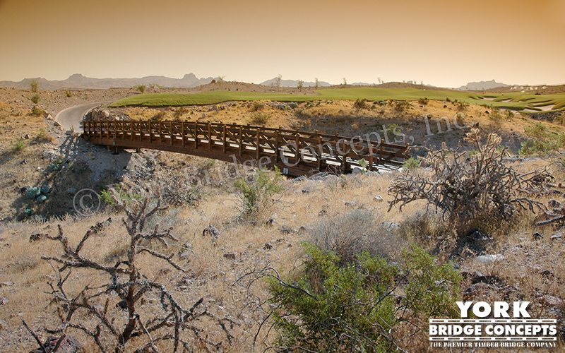 Laughlin Ranch Vehicular & Golf Cart Bridges - Bullhead City, AZ | York Bridge Concepts - Timber Bridge Builders