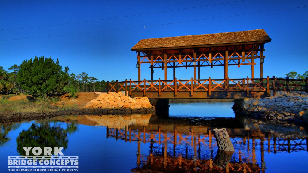 Princess Place Preserve Covered Bridge - Palm Coast, FL | York Bridge Concepts - Timber Bridge Builders