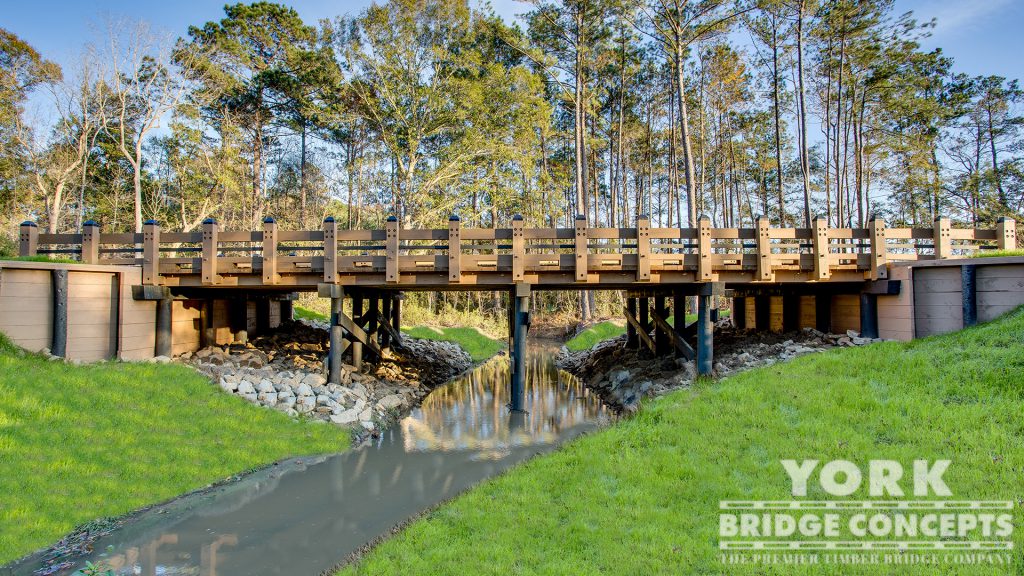 Church of the King Vehicular Bridge – Mandeville, LA | York Bridge Concepts - Timber Bridge Builders