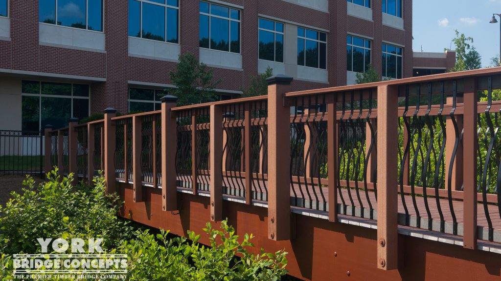 Northside Medical Office Building Pedestrian Bridge – Woodstock, GA | York Bridge Concepts -Timber Bridge Builders