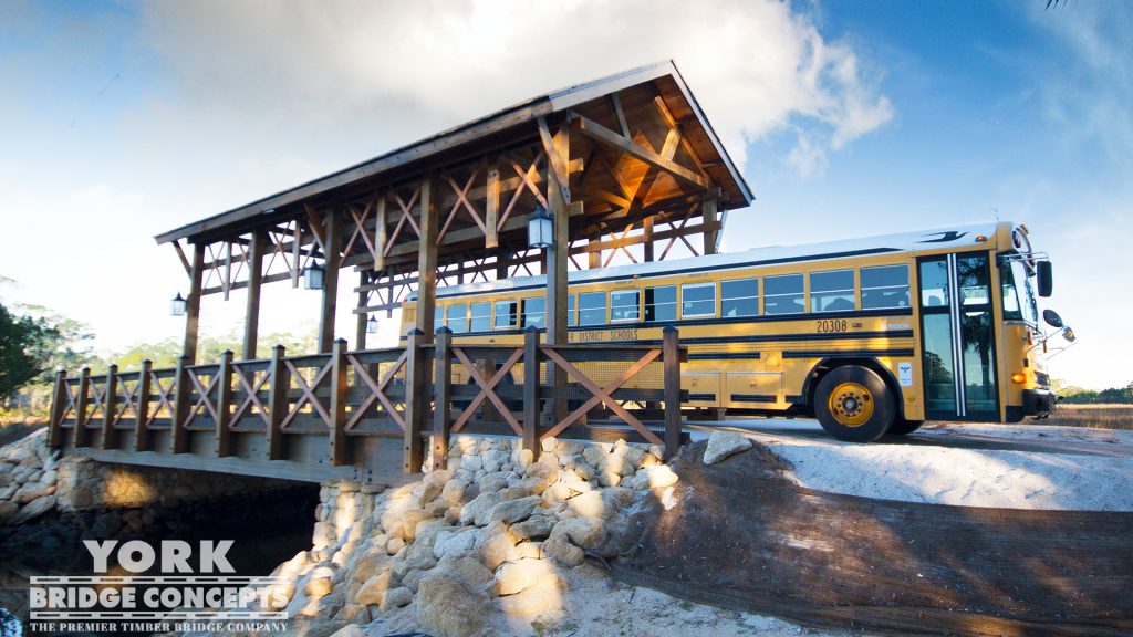 Princess Place Preserve Covered Bridge - Palm Coast, FL | York Bridge Concepts - Timber Bridge Builders