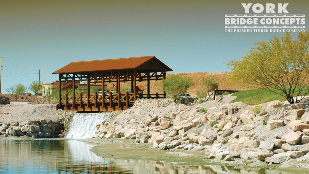 Laughlin Ranch Vehicular & Golf Cart Bridges - Bullhead City, AZ | York Bridge Concepts - Timber Bridge Builders