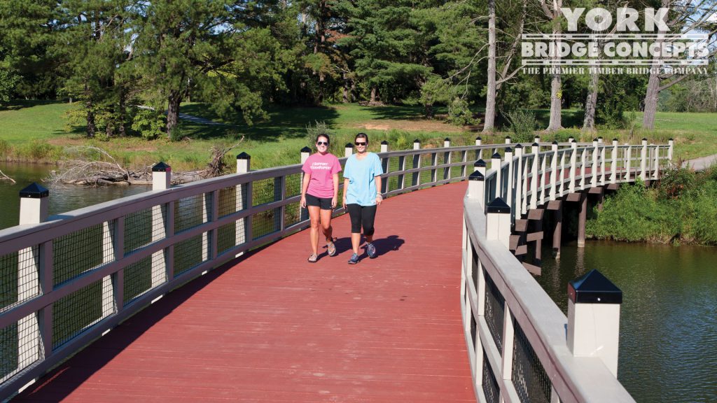 Tennessee Valley Authority Pedestrian Bridge – Harriman, TN | York Bridge Concepts -Timber Bridge Builders