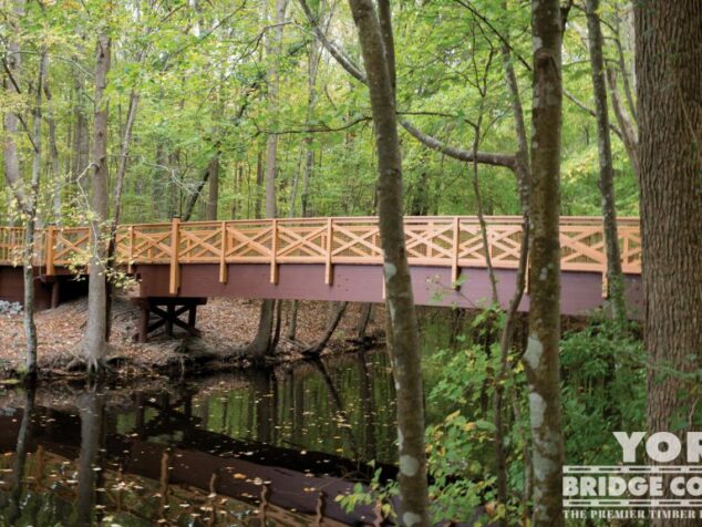Northwest River Park Pedestrian Bridge – Chesapeake, VA | York Bridge Concepts - Timber Bridge Builders