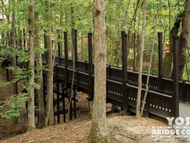 Serenbe Swann Ridge Pedestrian Bridge – Chattahoochee Hills, GA | York Bridge Concepts - Timber Bridge Builders