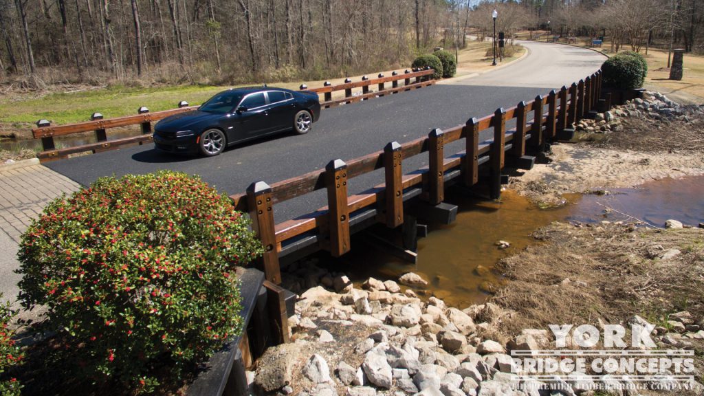 Woodland Creek Vehicular Bridge – Montgomery, AL | York Bridge Concepts - Timber Bridge Builders