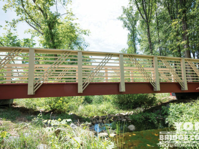 Coe Branch Pedestrian Bridge - Falls Church, VA | York Bridge Concepts - Timber Bridge Builders