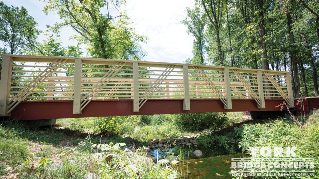 Coe Branch Pedestrian Bridge - Falls Church, VA | York Bridge Concepts - Timber Bridge Builders