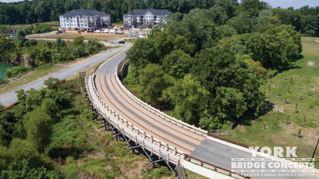 Delight Quarry Vehicular Bridge - Reisterstown, MD | York Bridge Concepts - Timber Bridge Builders