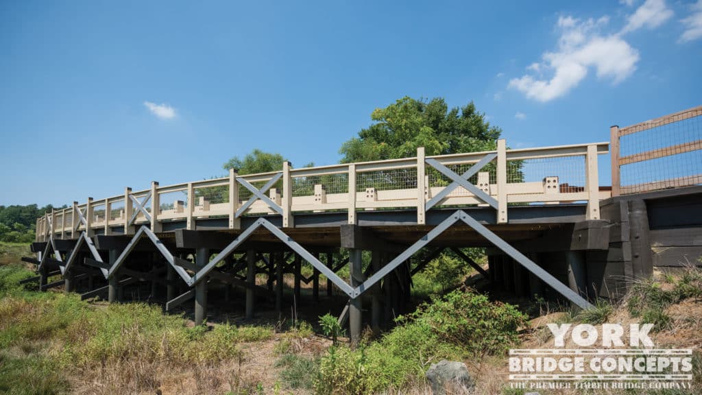 Delight Quarry Vehicular Bridge - Reisterstown, MD | York Bridge Concepts - Timber Bridge Builders