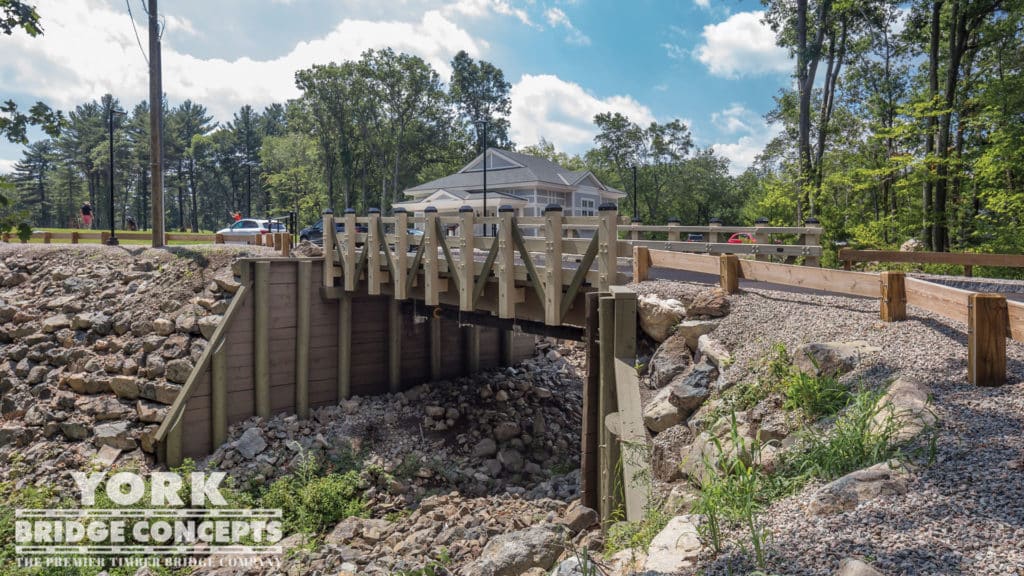 Winchester CC Vehicular Bridge - Winchester, MA | York Bridge Concepts - Timber Bridge Builders