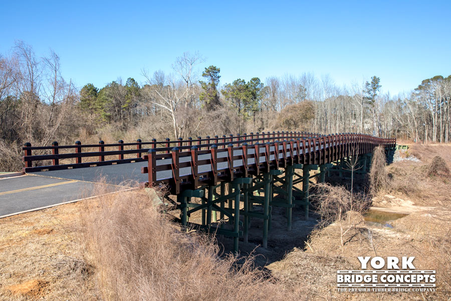 Town Village Timber Vehicular Bridge - Marietta, GA | York Bridge Concepts - Timber Bridge Builders