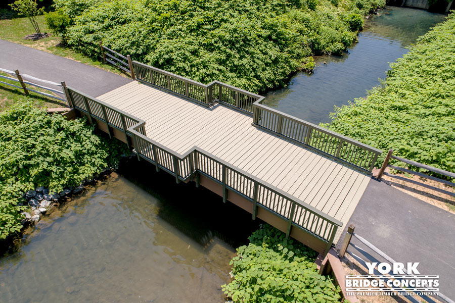 Waynesboro Timber Pedestrian Trail Bridge York Bridge Concepts