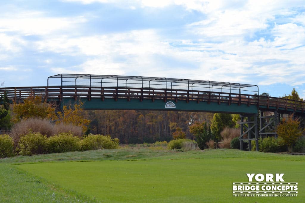 Baywood Greens Golf Cart Bridges - Long Neck, DE | York Bridge Concepts - Timber Bridge Builders