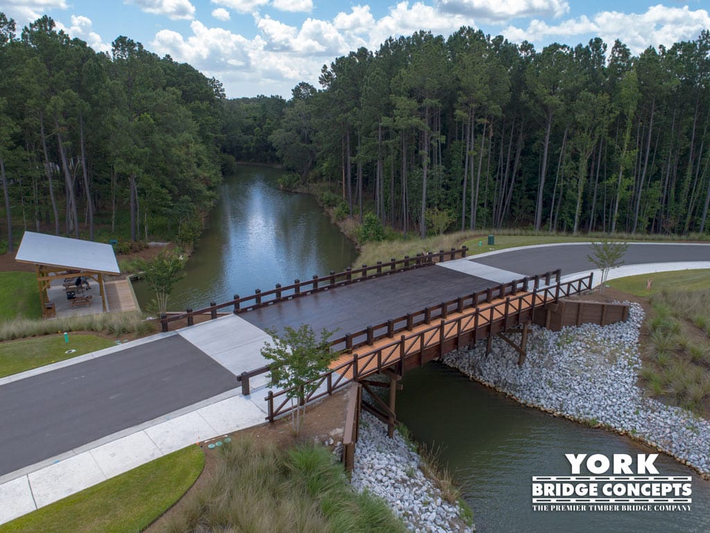 Hampton Lake Timber Vehicular Bridge - Bluffton, SC | York Bridge Concepts - Timber Bridge Builders