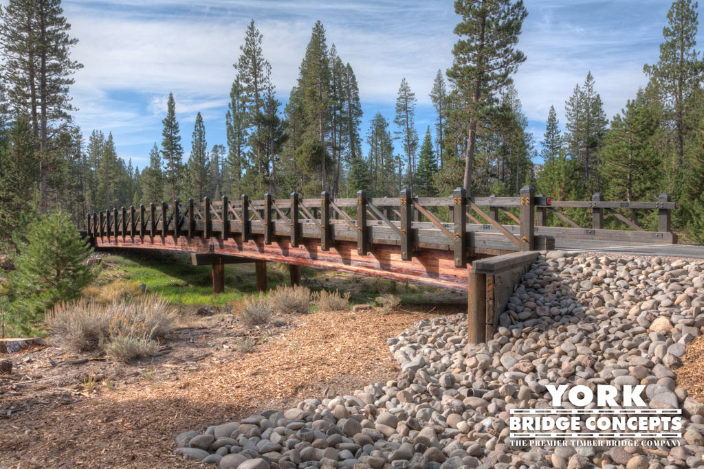 Sawmill Private Driveway Vehicular Bridge - Lake Tahoe, CA | York Bridge Concepts - Bridge Builders