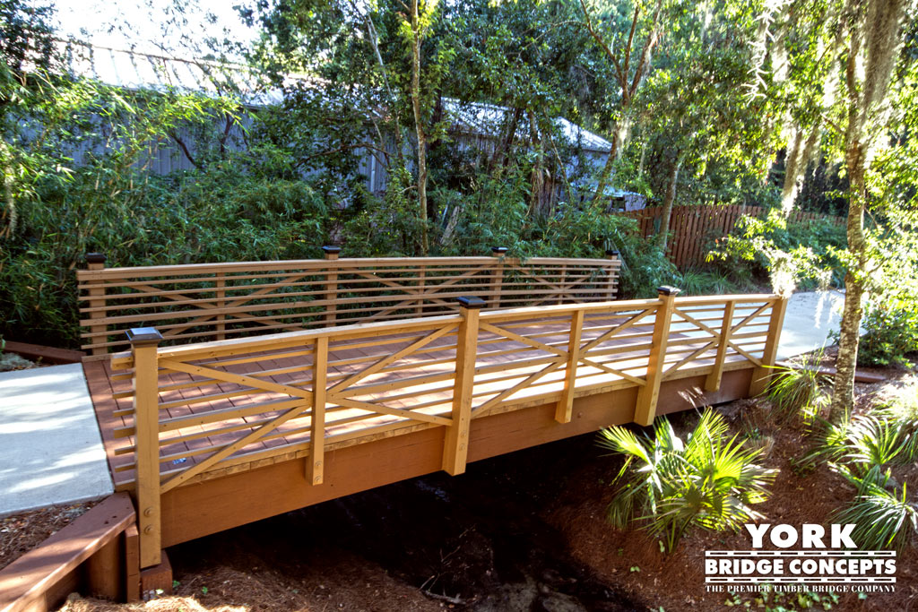 Sawgrass Marriott Golf Resort & Spa Golf Cart Bridges - Ponte Vedra Beach, FL | York Bridge Concepts - Timber Bridge Builders