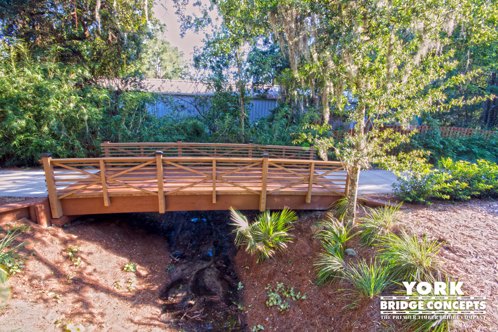 Sawgrass Marriott Golf Resort & Spa Golf Cart Bridges - Ponte Vedra Beach, FL | York Bridge Concepts - Timber Bridge Builders