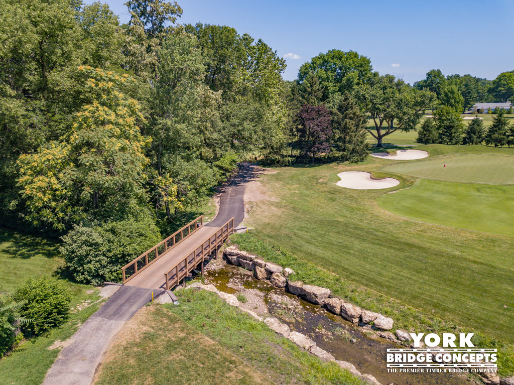 Westborough Country Club Golf Cart Bridges - St. Louis, MO | York Bridge Concepts - Timber Bridge Builders