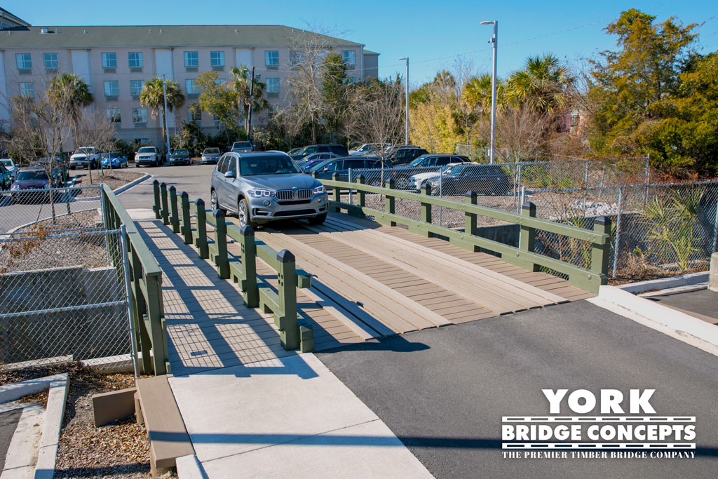 Hendrick's Auto Vehicular Timber Bridge, Charleston, SC | York Bridge Concepts