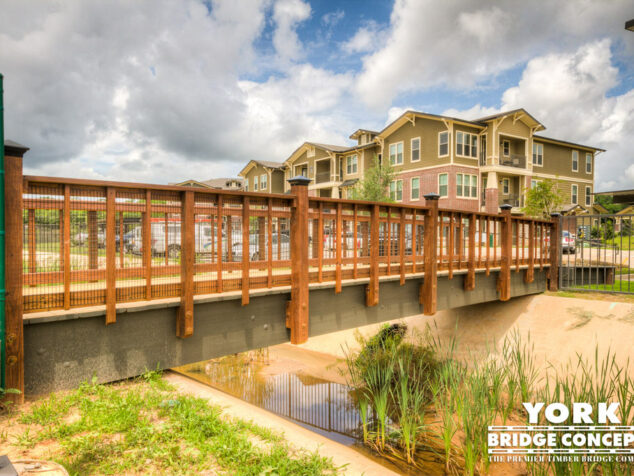 Palomar Apartments Timber Pedestrian Bridge - Tyler, TX | York Bridge