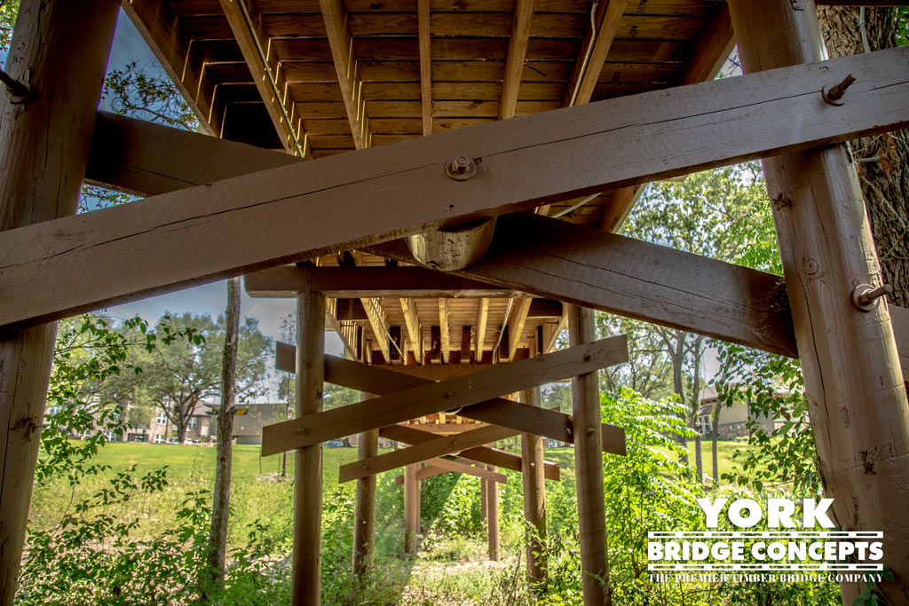 River Springs at Barge Ranch Timber Pedestrian Bridge - Belton, TX | York Bridge Concepts