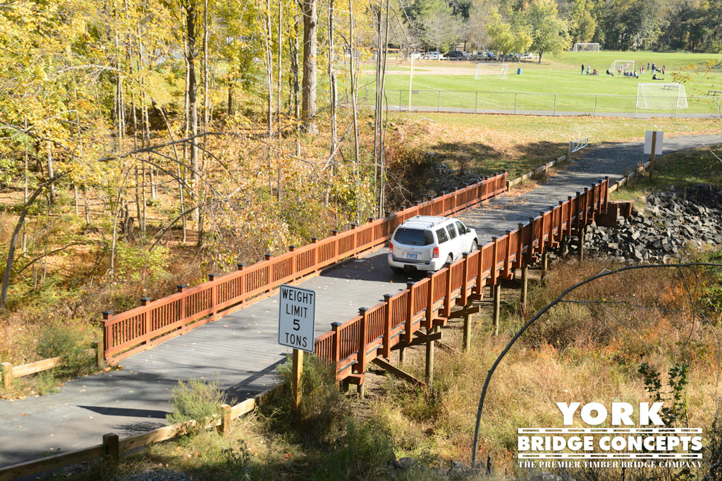 Suffield High School Vehicular Bridge - Suffield, CT | York Bridge Concepts