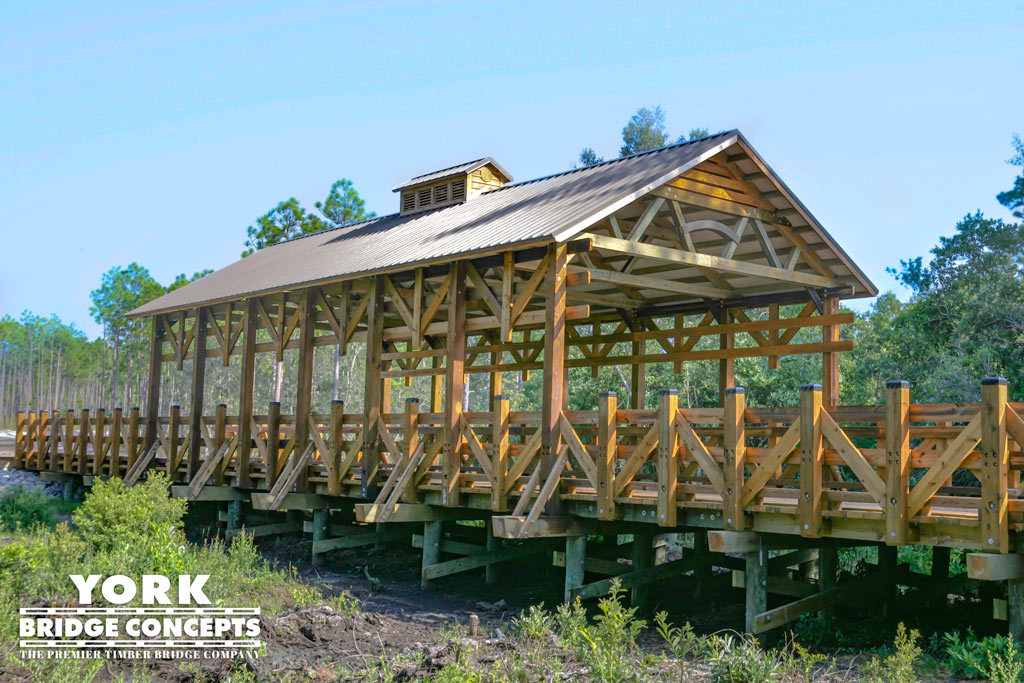 Woodland Park Timber Vehicular Bridge - Southport, NC | York Bridge Concepts