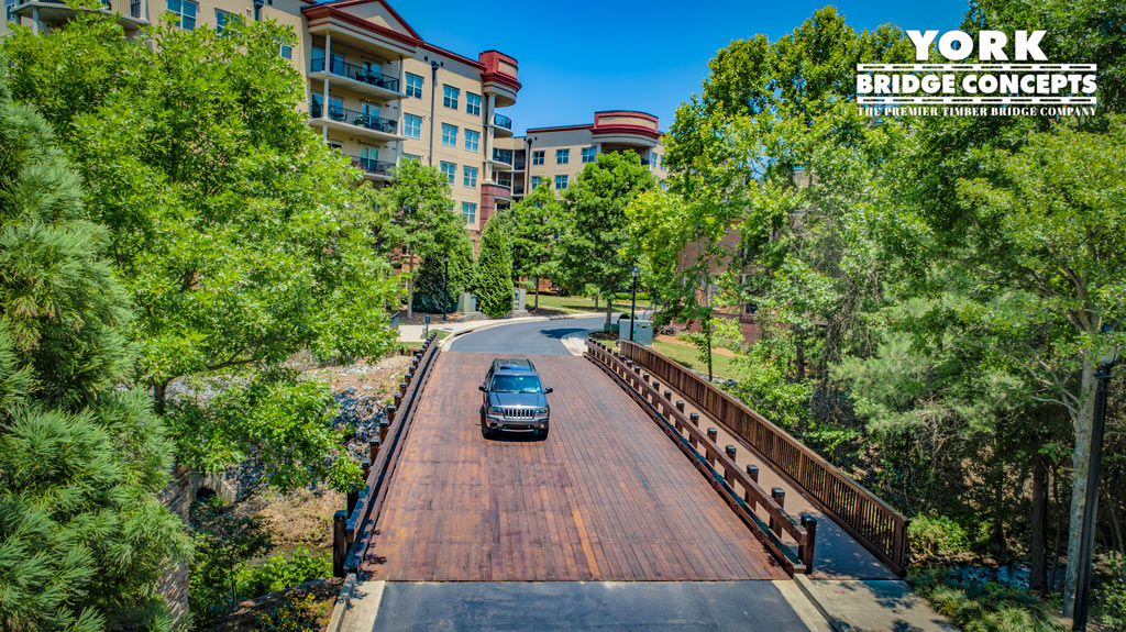 One River Place Timber Vehicular Bridge - Atlanta, GA | York Bridge Concepts