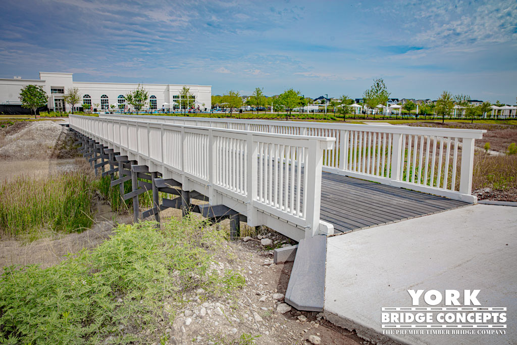 Walsh Timber Pedestrian Bridge - Ft. Worth, TX | York Bridge Concepts