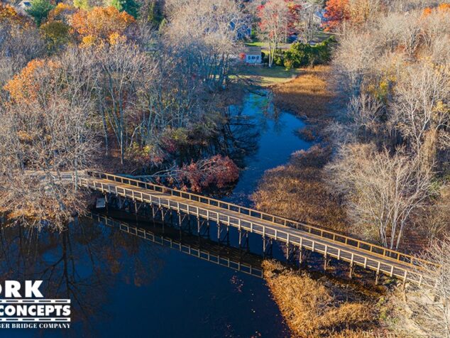 Sudbury Inlet Timber Pedestrian Bridge - Ashland, MA | York Bridge