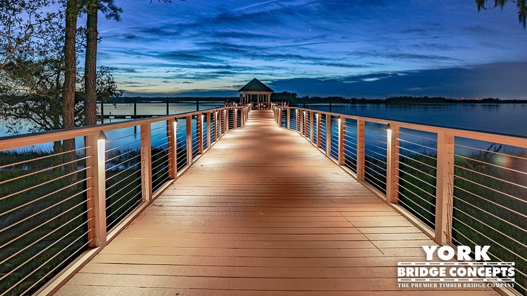 River Lights Boardwalk - Wilmington, NC | York Bridge Concepts - Timber Bridge Builders