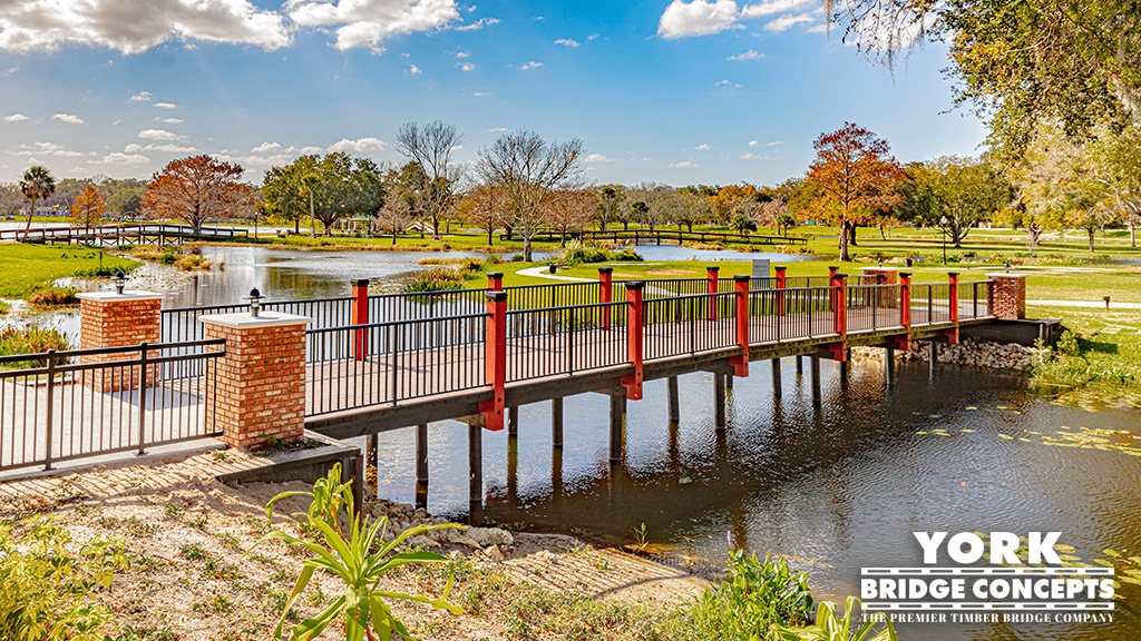 Venetian Gardens Pedestrian Maintenance Bridge Leesburg Fl