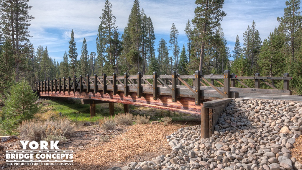 Sawmill Private Timber bridge in Lake Tahoe, CA