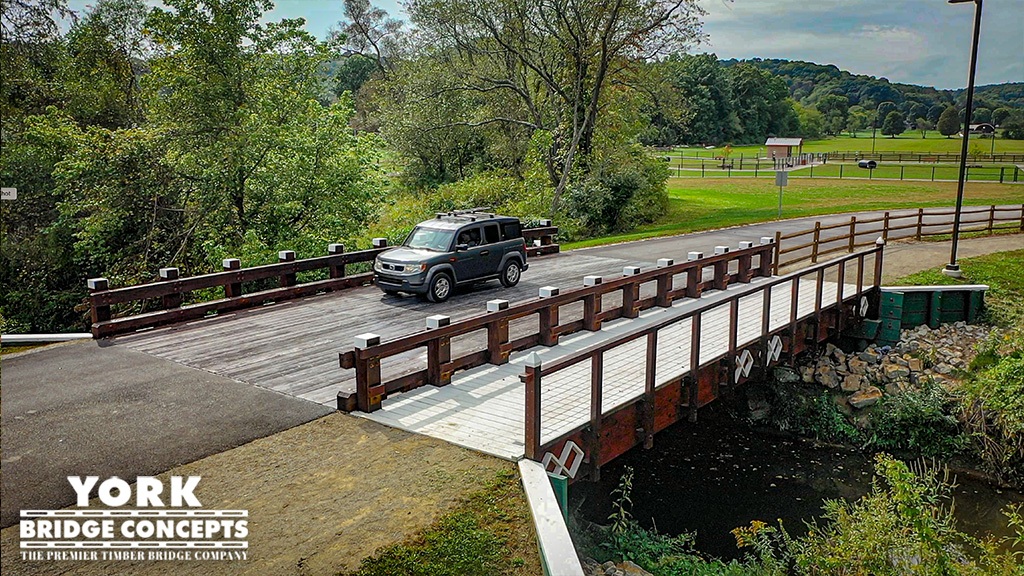 Southside Park Vehicular and Pedestrian Timber Bridge- New Philadelphia, OH