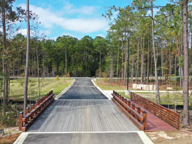 Hanahan Recreation Complex Timber Vehicular Bridge entryway picture in Hanahan, SC