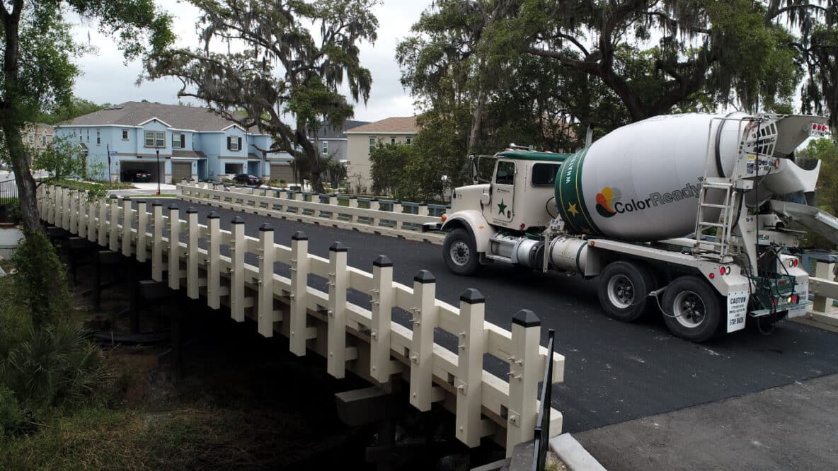 The strength & durability of a timber built vehicular bridge.