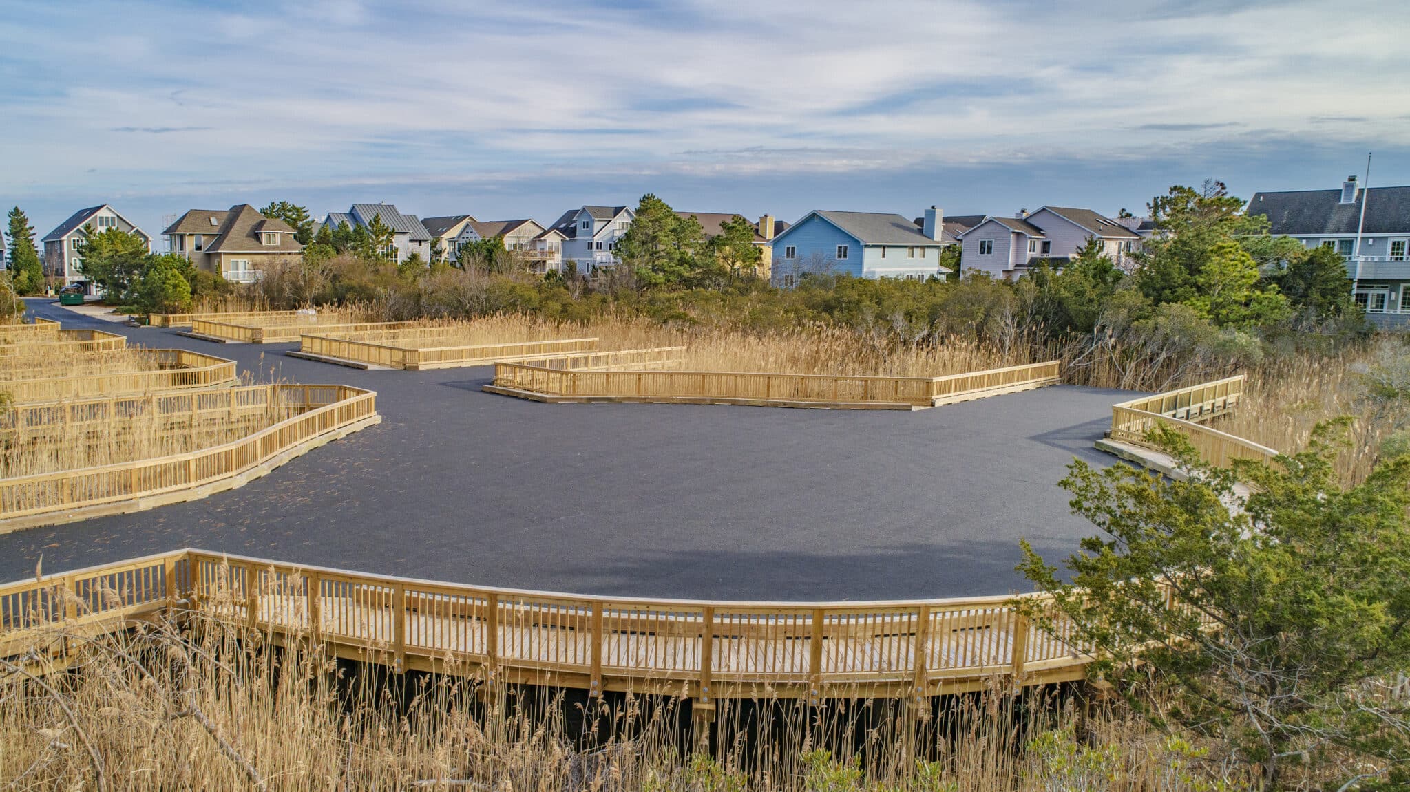 Breakwater Beach timber bridge project in North Bethany, DE by York Bridge Concepts.