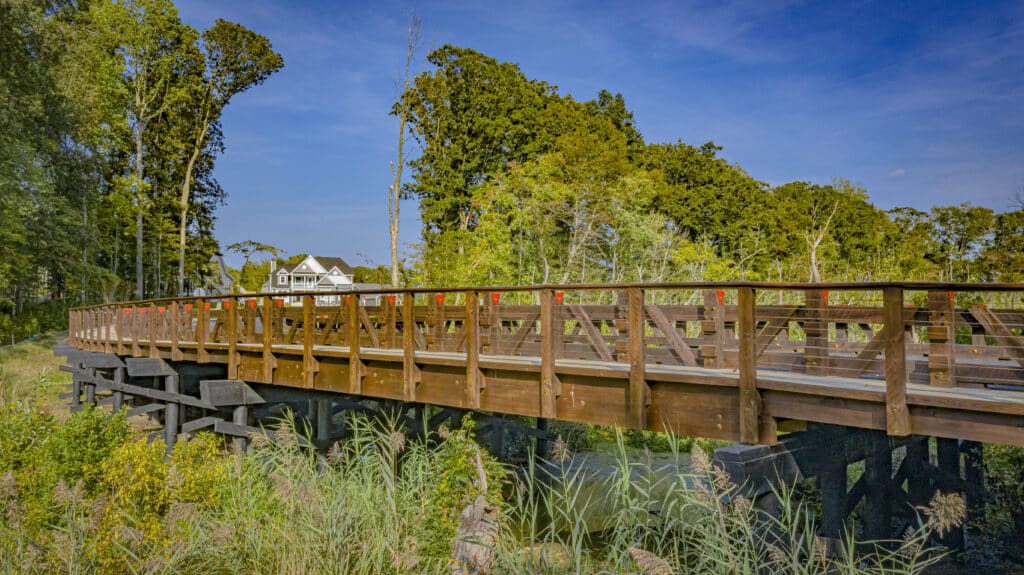 Coastal Club final bridge construction