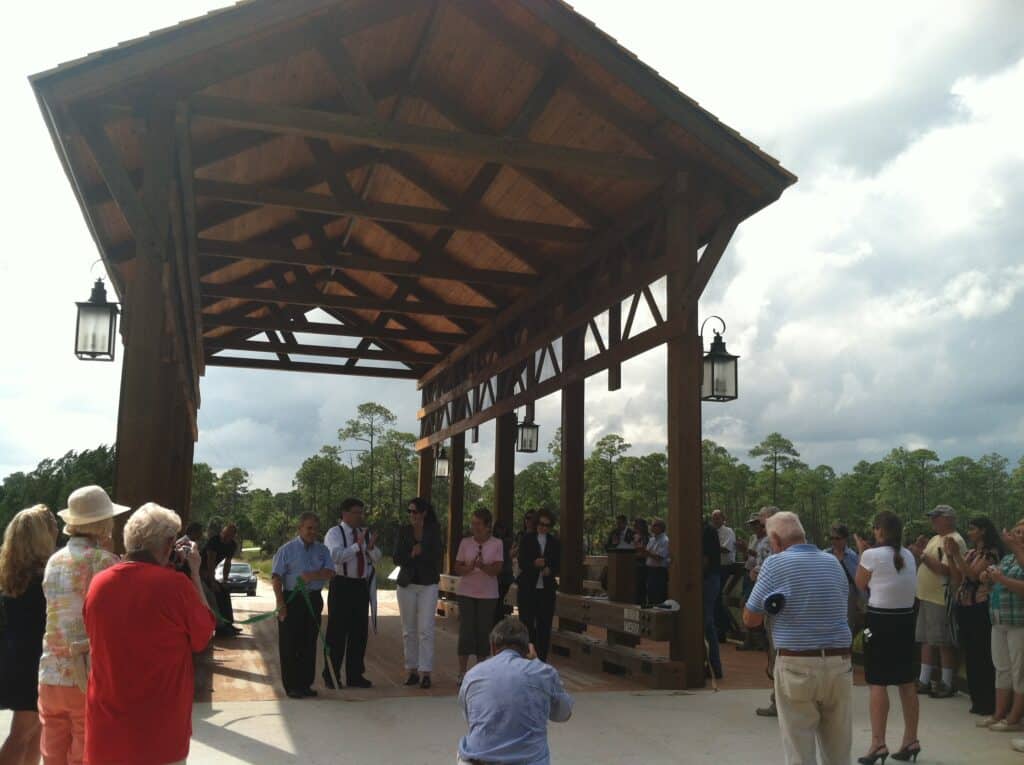 Opening of the Princess Place Covered Timber Vehicular Bridge