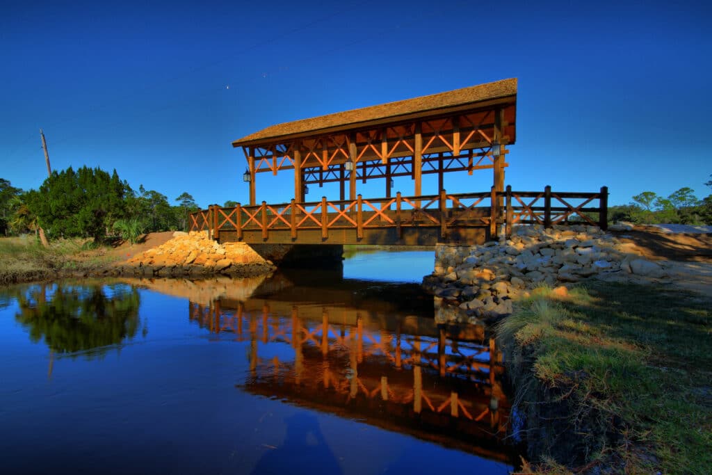 Princess Place Covered HL-93 Timber Vehicular Bridge