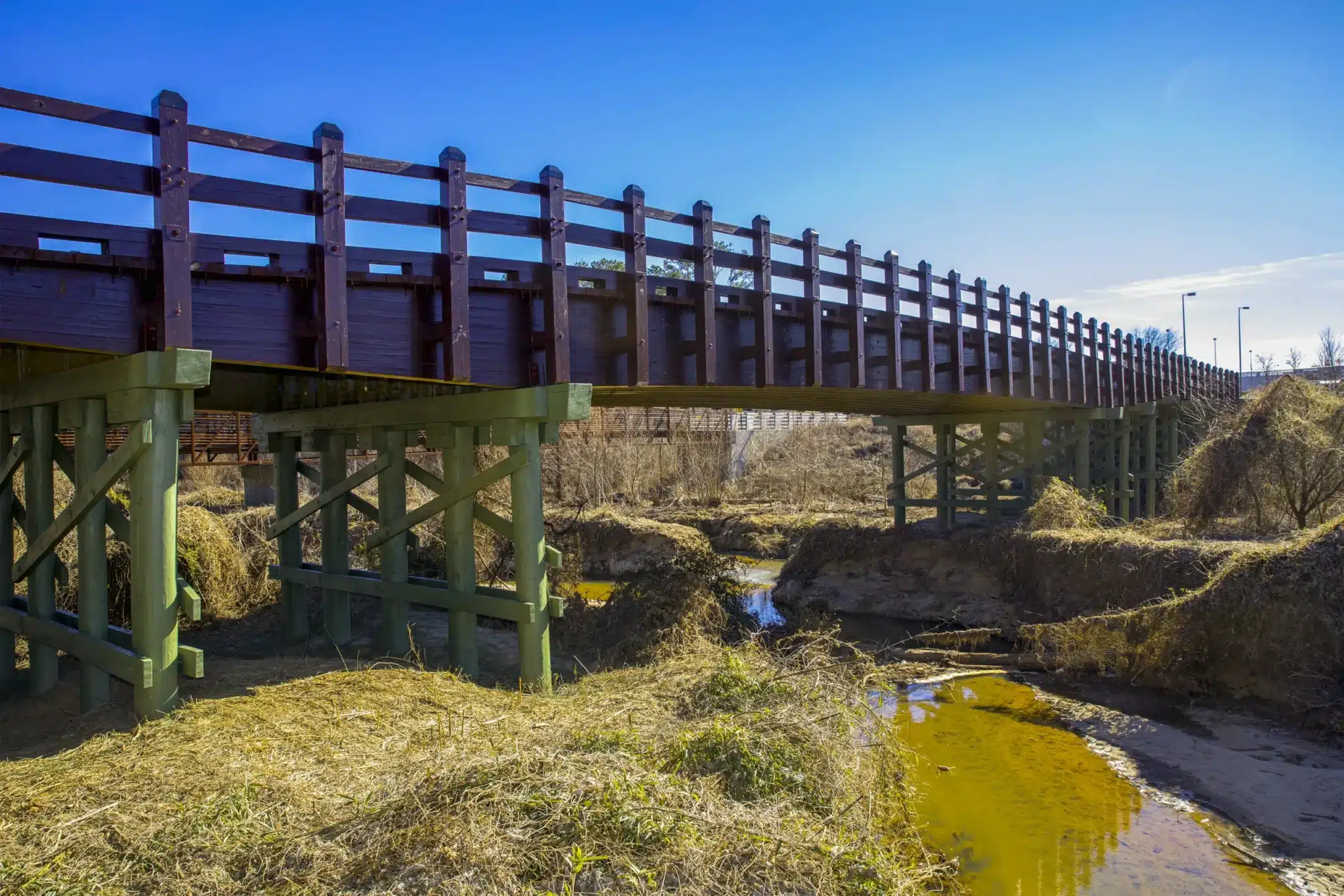 Town Village multi span vehicular bridge built by York Bridge Concepts in Georgia